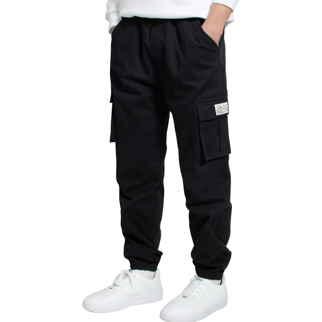 Cargo Pants Elastic Waist Casual Joggers