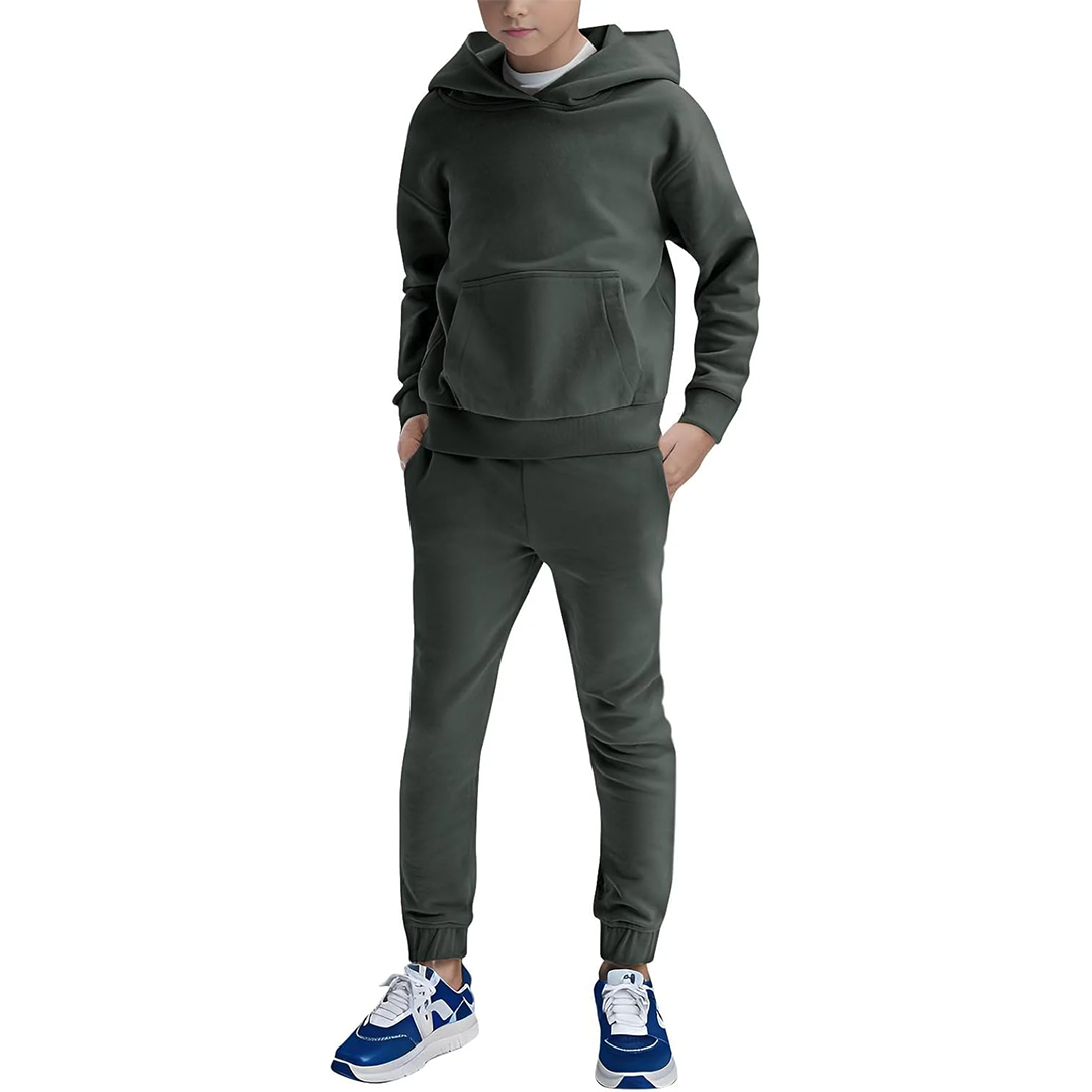 Long Sleeve Pullover Hoodie and Sweatpants 