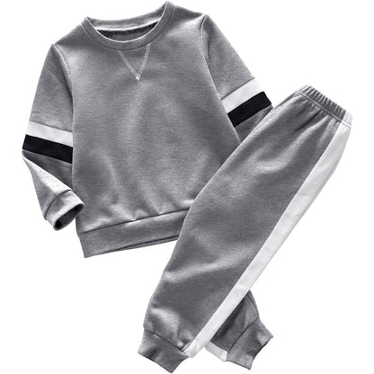 Color Block Casual Sweatsuit