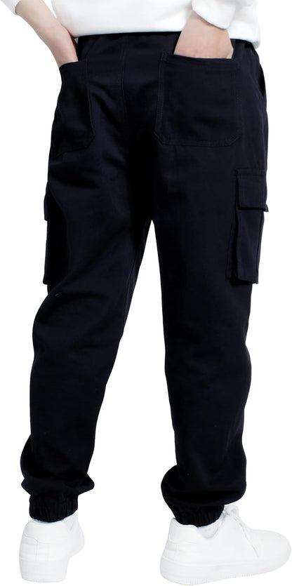 Cargo Pants Elastic Waist Casual Joggers