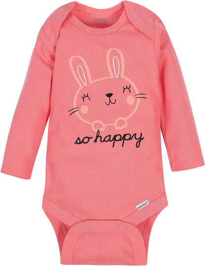 Unisex-Baby 6-Pack Long Sleeve Bodysuits