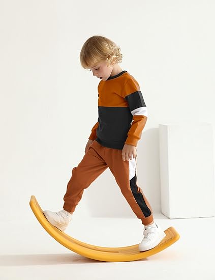 Long Sleeve Color Block Sweatsuits