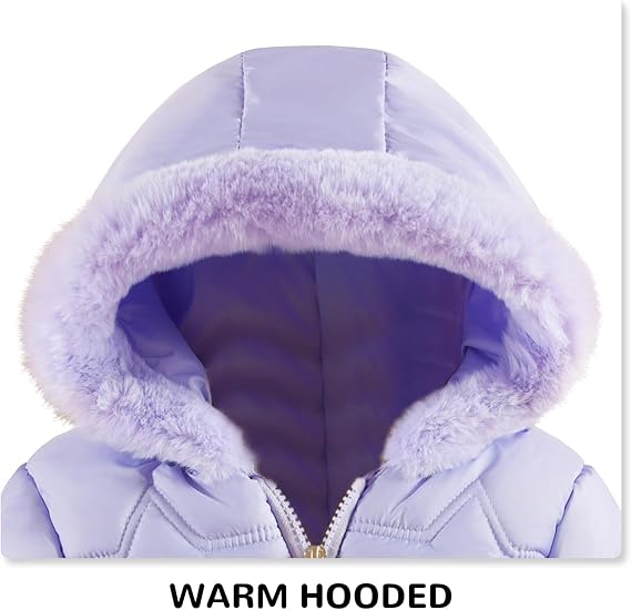 Puffer Coat with Warm Hoodie