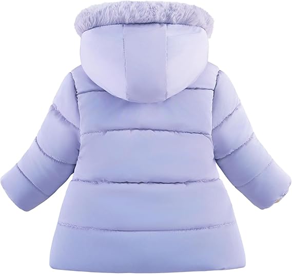 Puffer Coat with Warm Hoodie